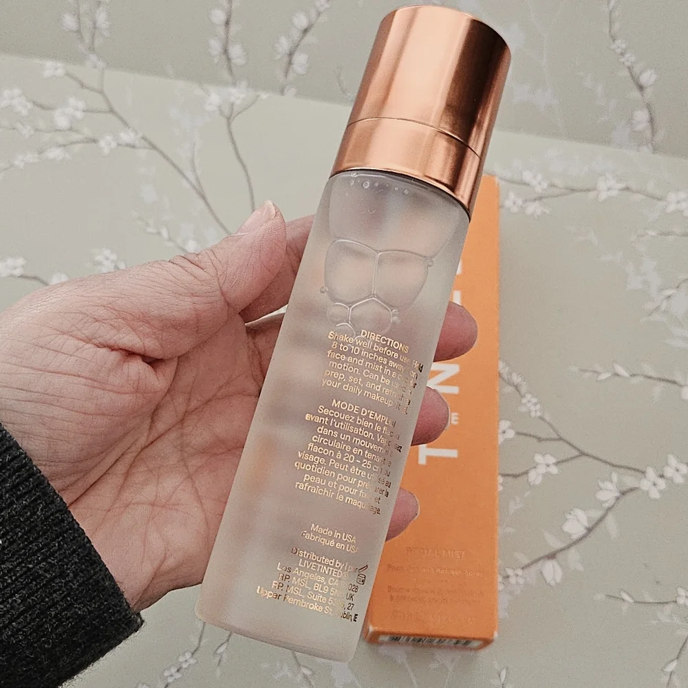 Live Tinted Ritual Mist Setting Spray New